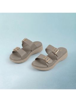 Mochi - Womens Grey Casual Sandals