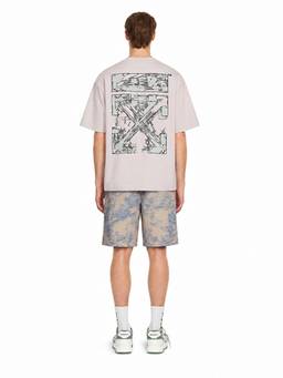 OFF-WHITE - Men's T-Shirt - Fade Out Mauve Morn