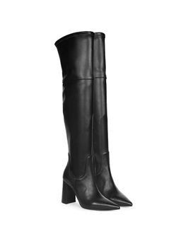 Saint G - Women Black Napa Leather High Boots
