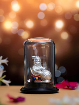Zavya - Little Delight 999 Silver Idol Of Young Lord Krishna