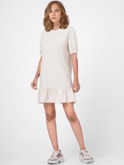 ONLY - Women Solid Beige Dress