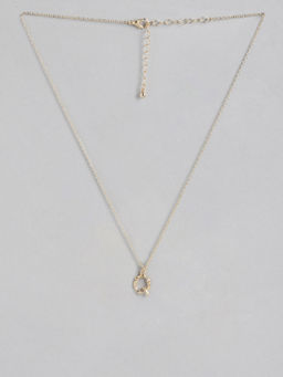 Twenty Dresses by Nykaa Fashion - Rhythms Of Alphabet Q Necklace