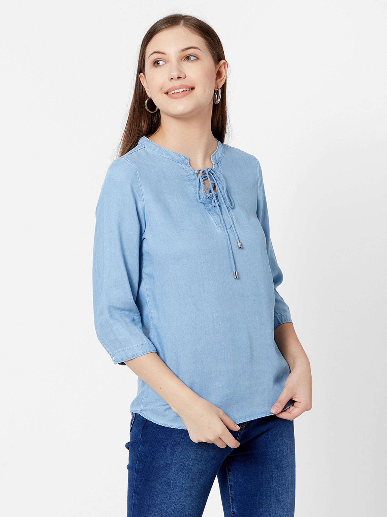 Buy KRAUS JEANS Women Solid Denim 