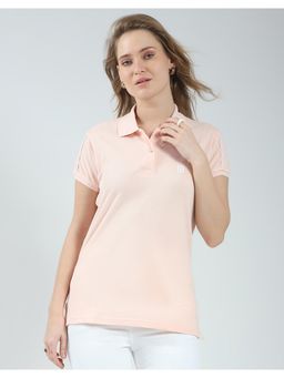 Rock.it - By Monte Carlo Women Solid Collar Neck Polo T-Shirt