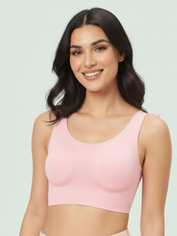 INTIMATE QUEEN - Basic Seamless Friction-Free Pull Over Bra