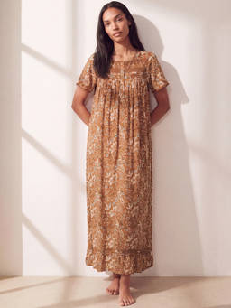 max - Yellow Women Floral Print Nightdress