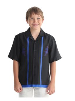 RARE ONES - Placement Printed Cuban Collar Shirt