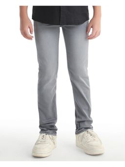 RARE ONES - Grey Plain Jeans