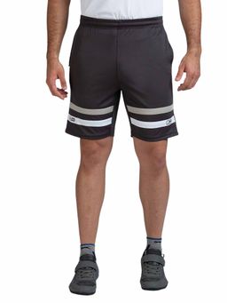 Black Panther - Men's Charcoal Polyester Acti Fit Shorts