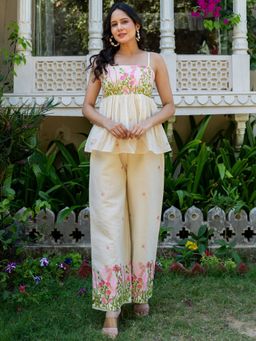 HOUSE OF JAMOTI - Myra Embroidered Cotton Co-Ord Set