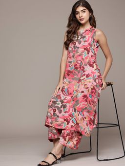 CAYMAN - Abstract Printed Pure Cotton Kurta With Pant