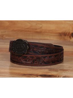 Celtic - Hand-Carved Leather Timeless Elegance Belt