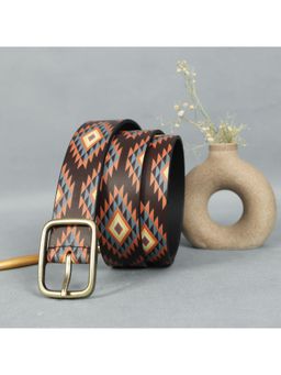 Celtic - Stylish Printing with Golden Buckle Belt