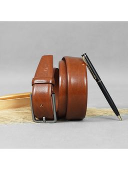 Celtic - Pure Black Premium Leather Belt