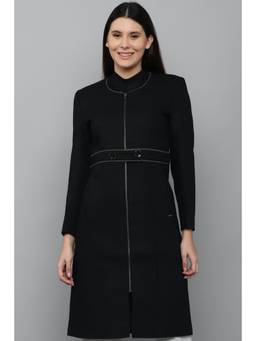 Allen Solly - Women Black Solid Casual Jacket