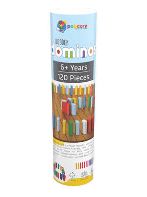 Buy Popcorn Games & Puzzles Wooden Dominos for Kids Online