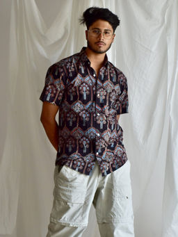 Sundarii - Ajrakh Printed Shirt