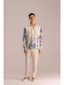 TheRealB - Men Satin Shirt With Tie