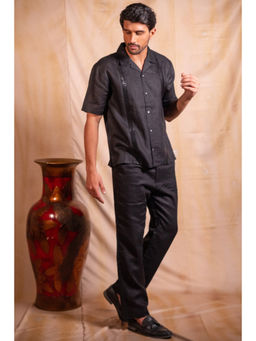 dhaaga - Jace Jet Black Shirt