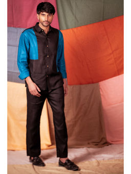 dhaaga - Leo Jet Black Shirt