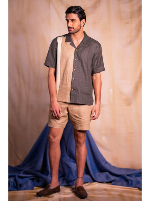 dhaaga Reid Shirt Charcoal Grey