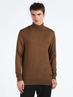 Flying Machine - Turtleneck Solid Sweater