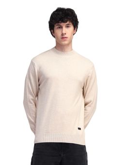 Flying Machine - Solid Cotton Sweater