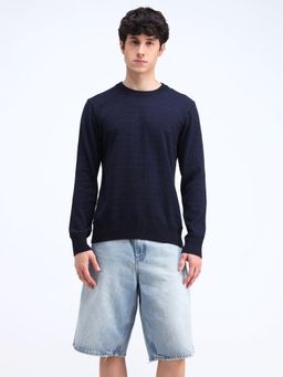 Flying Machine - Brand Printed Cotton Sweater