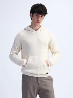 Flying Machine - Off White Regular Fit Sweater