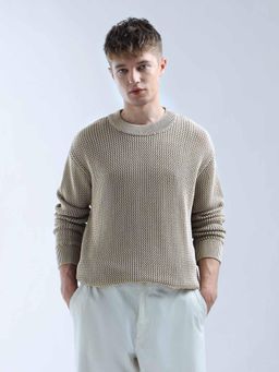 Flying Machine - Regular Fit Knitted Sweater