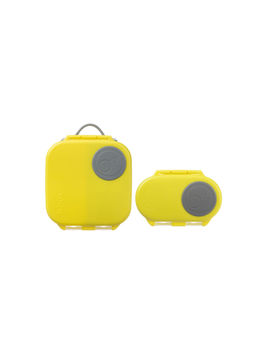 b.box - Yellow Solid Plastic Snack Box with Lunch Box