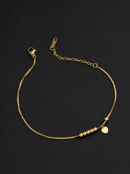 E2O - Gold-Plated Beaded Handcrafted Anklets