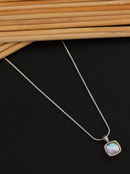 E2O - Silver Plated Gemstone Chain for Women