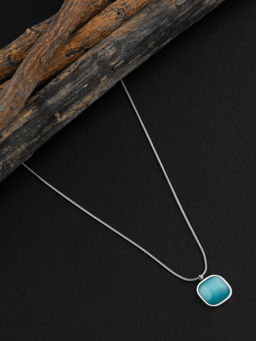 E2O - Silver Plated Gemstone Chain for Women