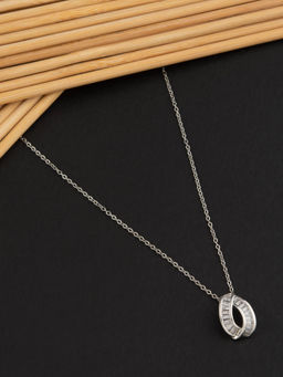 E2O - Silver Plated Gemstone Chain for Women