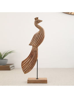 HomeTown - Wood and Metal Peacock