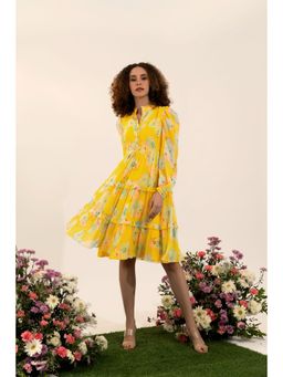 Natalia Livingston - Dahlia Summer Yellow Dress