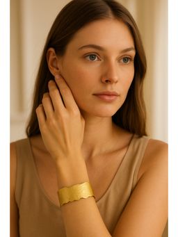 VIRAASI - Handmade Gold-Plated Cuff Bracelet