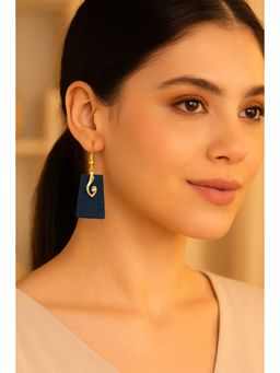 VIRAASI - Green Cubic Zirconia Earrings