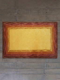 Zeba World - Handtufted Carpet, Yellow 4 x 6 Feet