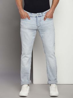 Tommy Hilfiger - Light Wash Slim Fit Mid Rise Jeans