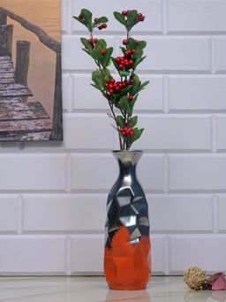 At Home by Nilkamal - Cherries Artificial Flower Stick - Red