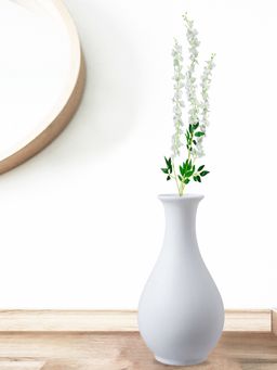 At Home by Nilkamal - Wisteria Artificial Flower Stick - White