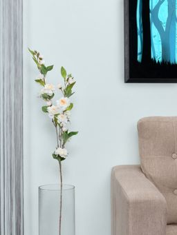 At Home by Nilkamal - Hawthorn Artificial Stick|for Home Décor|Pack of 1|95 cm|White