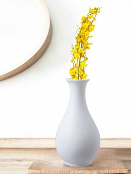 At Home by Nilkamal - Dancing Orchid Artificial Stick|for Home Décor|Pack of 1|111 cm|Yellow