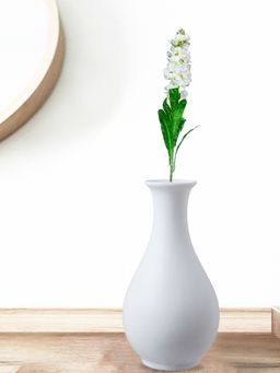 At Home by Nilkamal - Gladiolus Artificial Stick|for Home Décor|Pack of 1|80 cm|White