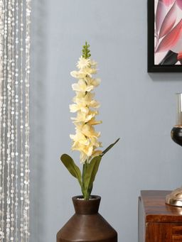 At Home by Nilkamal - Gladiolus Artificial Stick|for Home Décor|Pack of 1|80 cm|Yellow
