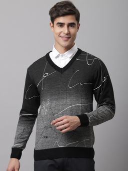 Cantabil - Men Grey Mix Sweater