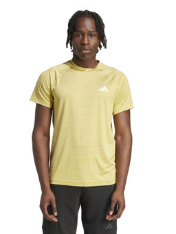 adidas - Gym+ Tee Men Yellow Training T-Shirt