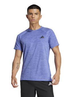 adidas - Gym+ Tee Men Blue Training T-Shirt